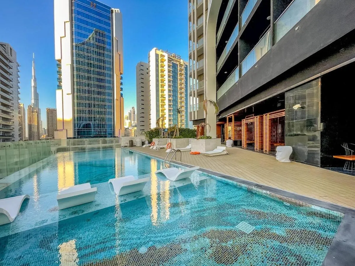 Awesome Studio Apartment With Burj Khalifa View At Business Bay Dubai 0*,